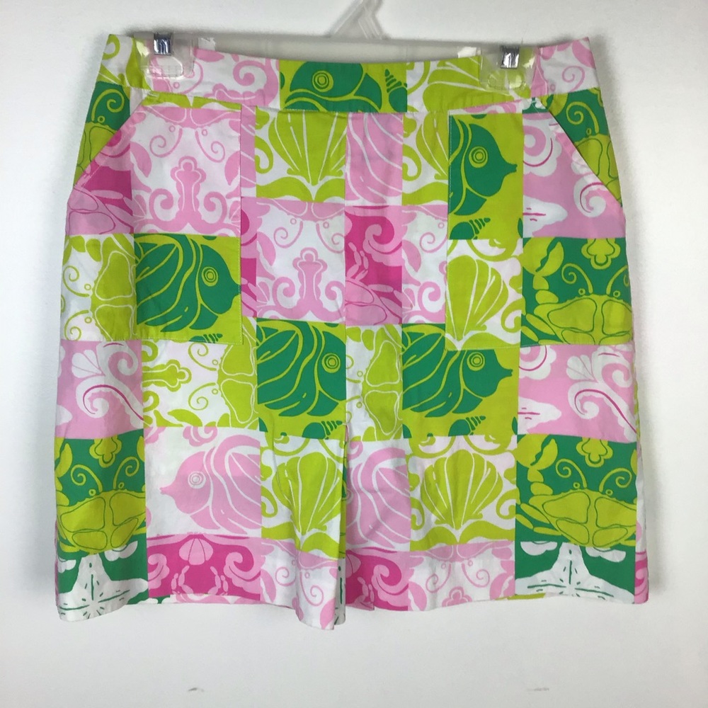 Lilly Pulitzer Patchwork Skirt/Skort.
